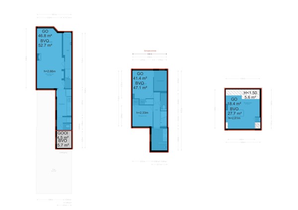 Floorplan - Soembastraat 65, 2315 BS Leiden